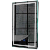 Specchio LED Verticale | Pulsante touch | Luce bianca fredda - Reyze Serie Minimal Modello 1